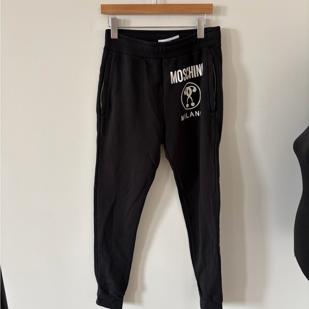 Moschino mens Black Joggers